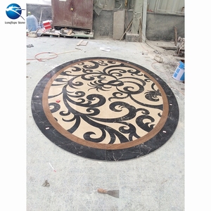 Luxury Palace Design Water Jet Medallion Marble Flooring Tiles for Sale - Product Image 2