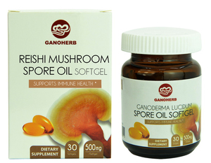 2017 ücretsiz örnek 100% organik saf anti kanser ganoderma lucidum reishi mantar private label ile spore yağ softgel - Product Image 2