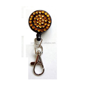 <span class=keywords><strong>Porte</strong></span>-<span class=keywords><strong>badge</strong></span> yoyo rétractable de haute qualité <span class=keywords><strong>Porte</strong></span>-carte d'identité yoyo rétractable en <span class=keywords><strong>strass</strong></span> - Product Image 5