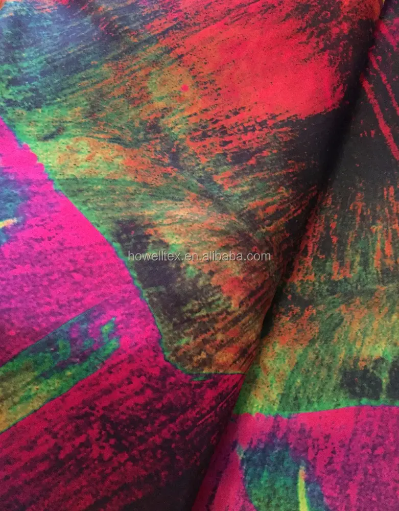 100% pure silk chiffon fabric tela de seda 8mm 54" Print Digital Print