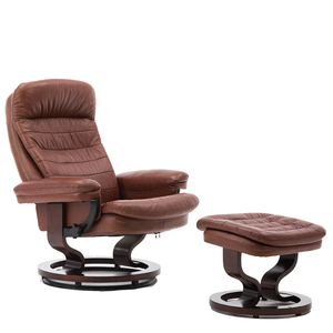 Mid Century Lounge <strong>Chair</strong> with <strong>Footstool</strong> Living Room Relax <strong>Recliner</strong> <strong>Chairs</strong> - Product Image 1
