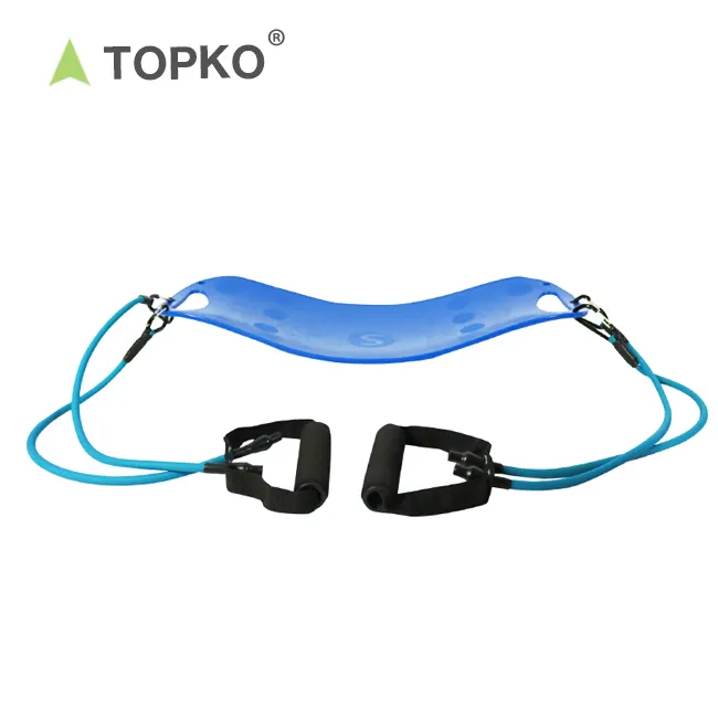 TOPKO Workout-Yoga Twist Board with resistance tube fitness board