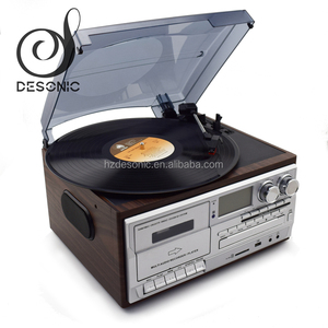Classic Manual Record Player With Audio <strong>Stereo</strong> Turntable <strong>System</strong>&amp; Record Players for Sale - Product Image 3