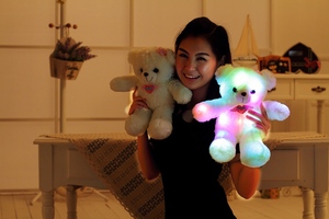 38 cm LED Nuit Rougeoyante En Peluche Ours en peluche Poupées Ours Lumineux Jouets Cadeaux pour Enfants Filles Valentine ST16105 - Product Image 6