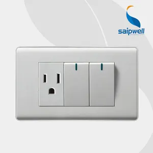 Saip/saipwell australische saa gecertificeerd pc materiaal wandmontage stopcontact stopcontact