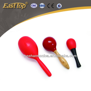 Juguete musical del bebé de plástico y madera maracas - Product Image 2