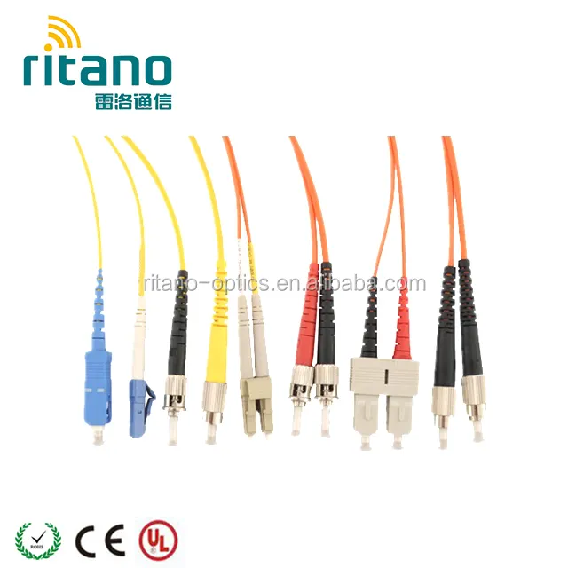 MPO/MTP/FC/SC/LC/ST/MTRJ/E2000/MPO/DIN/D4/SMA China Factory Supply Fiber Optical Cable Patch Cords