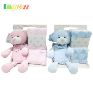 Bébé <span class=keywords><strong>chien</strong></span> en peluche jouets peluches set avec couverture - Product Image 1