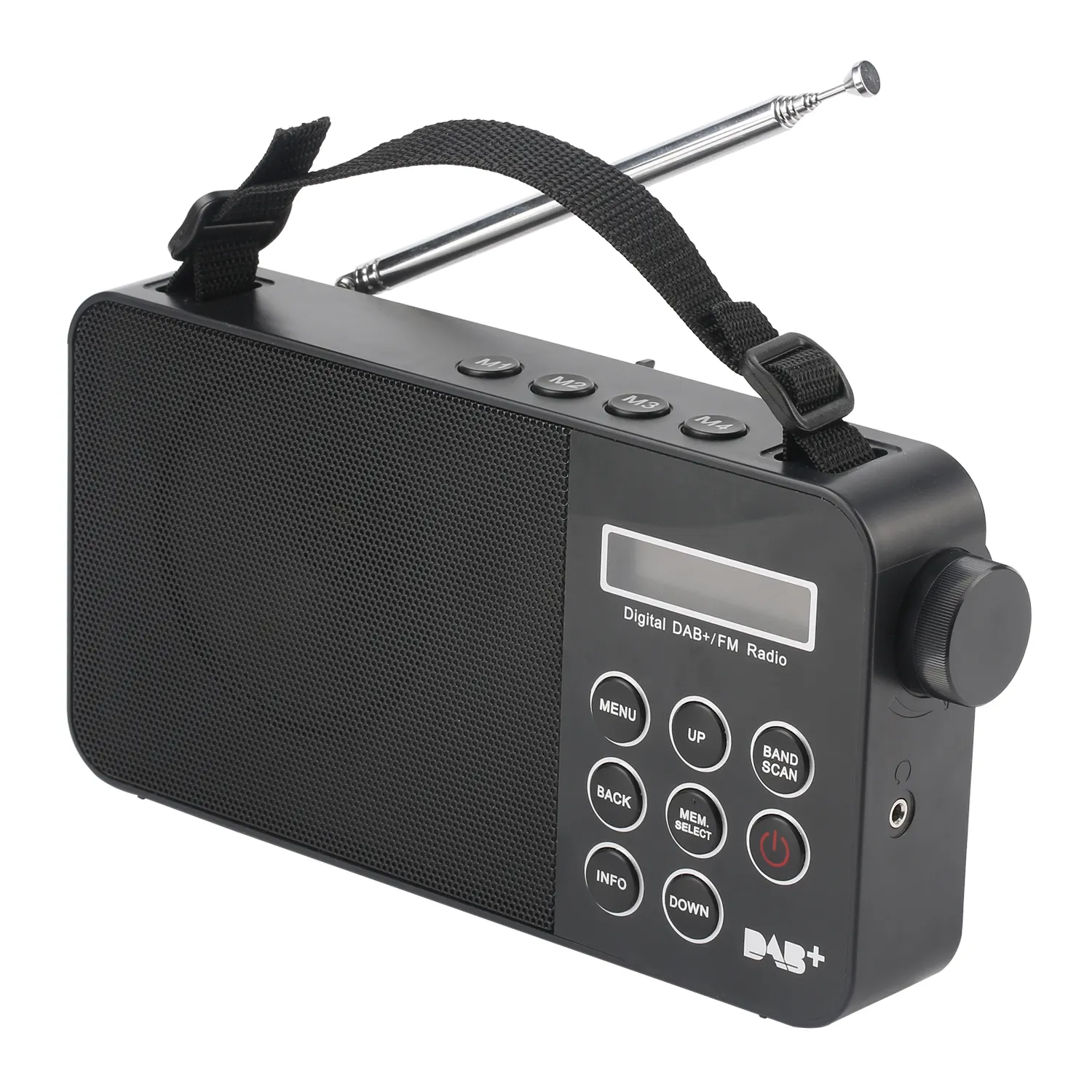 Fm mw sw1 sw2 radio digital tv band radio jam alarm radio