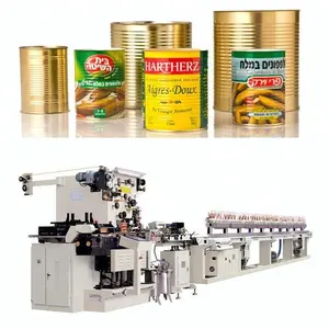 Automaticfor Tin Can Making Machine Equipment For Small Round Coffee Bean Cocoa Powder Tin Can Container Making Line