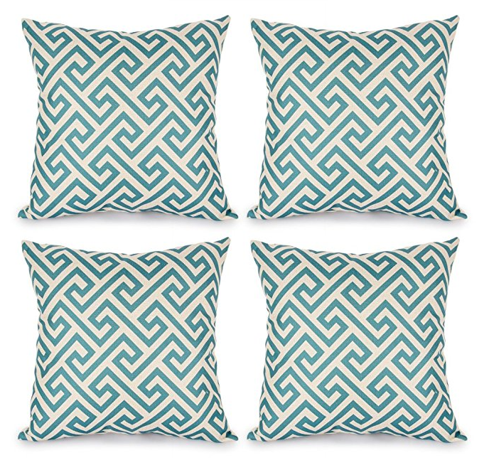 100% прочный холст квадратный Декоративные подушки броска наволочки для диван