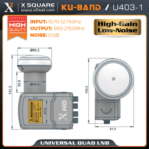 Cuatro salidas de Internet por satélite <span class=keywords><strong>TV</strong></span> vía satélite Quade LNB <span class=keywords><strong>amplificador</strong></span> - Product Image 5