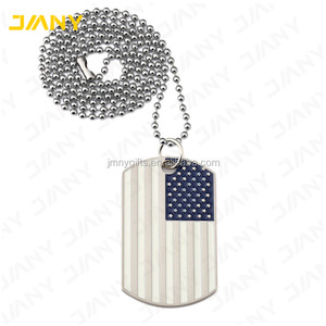 Tùy Chỉnh Đồ Trang Sức Mỹ Mỹ Cờ Mặt Dây Chuyền <span class=keywords><strong>Dog</strong></span> Tag Quyến Rũ Vòng Cổ - Product Image 4