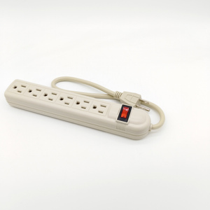 Đầy màu sắc Phong Cách Kinh Tế 6 Cửa Hàng Mỹ Dải Điện Ổ Cắm Mở Rộng Với Chuyển Đổi - Product Image 5