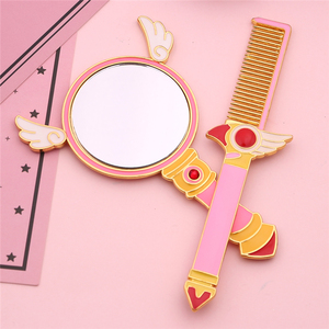 Peigne à ailes d'ange, pierre naturelle, accessoire pour femmes, <span class=keywords><strong>baguette</strong></span> magique, oiseau, cadeau d'anniversaire, bijoux, marin, lune, cartes, Sakura, peigne, miroir - Product Image 2
