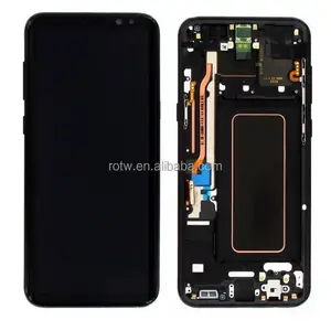 S8 Ditambah Menampilkan G955 LCD untuk Samsung Galaxy S8 Plus dengan Rakitan Digitizer Layar Sentuh Pengganti