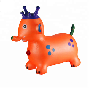 Cavallo Saltante a Forma di Elefante per Bambini in 4 Colori - Product Image 1