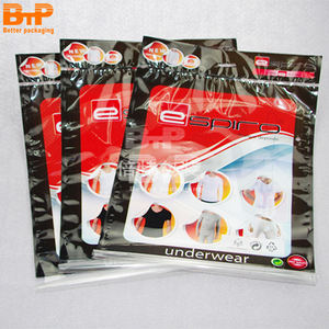 Sacs d'emballage personnalisés pour vêtements sac aseptique en plastique refermable avec fermeture à glissière sac transparent avec design personnalisé - Product Image 6