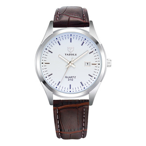 Yazole Z 310 orologio da polso dal Design unico impermeabile <span class=keywords><strong>orologi</strong></span> luminosi orologio da <span class=keywords><strong>uomo</strong></span> di lusso cinturino da polso in pelle orologio al quarzo - Product Image 5