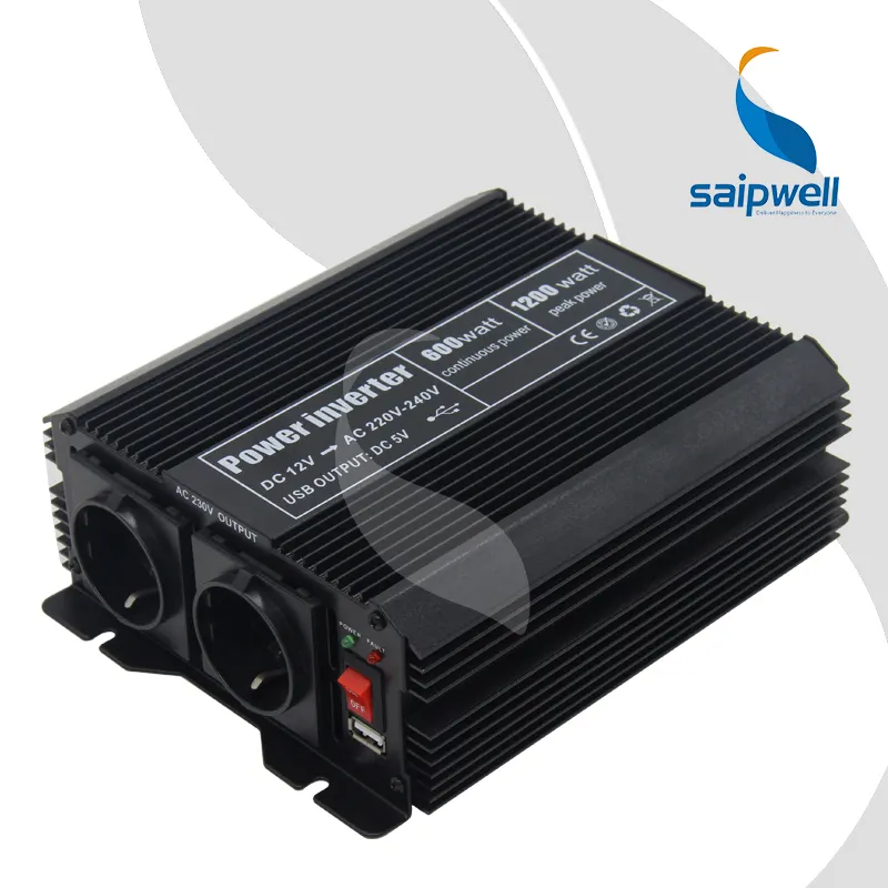 Saipwell modified sine wave sóng SP8097U 600 wát inverter