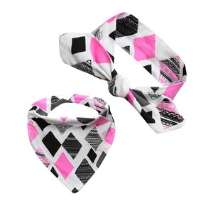 Bébé <span class=keywords><strong>Bandana</strong></span> <span class=keywords><strong>Bave</strong></span> Bavoirs Burp Chiffons avec Hoop Bandeaux Ensemble - Product Image 6