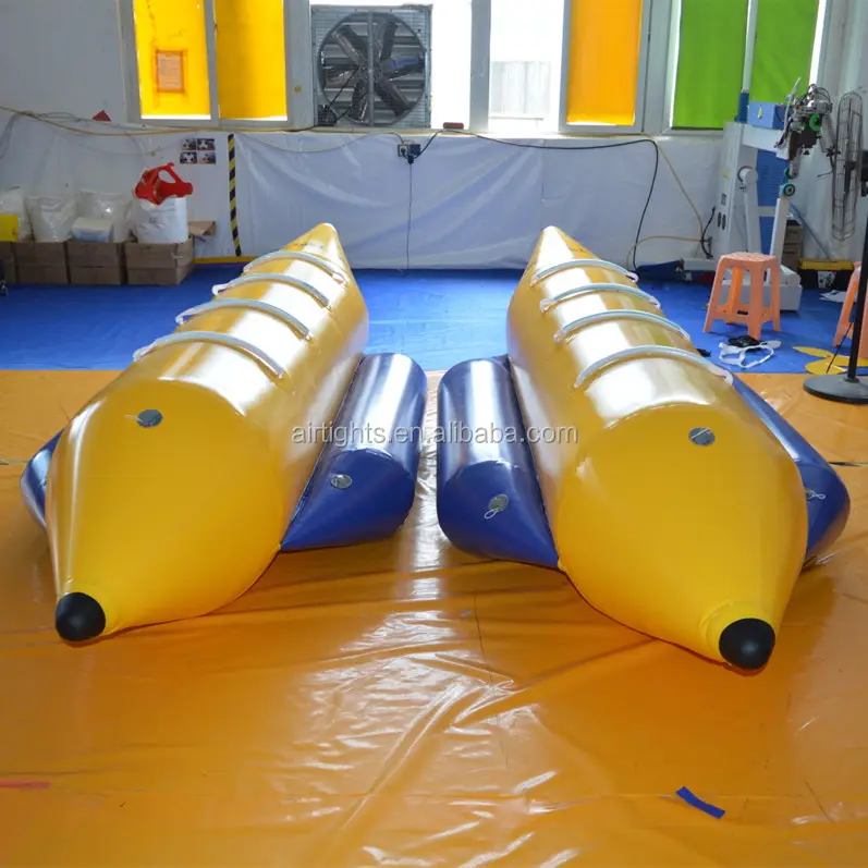 Bote inflable flotante para 9 personas, juegos acuáticos