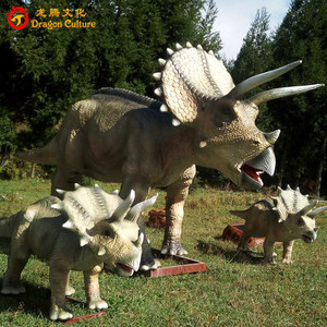 De tamaño natural animatronics dinosaurio Triceratops dinosaurio equipo animatronic para al aire libre - Product Image 4