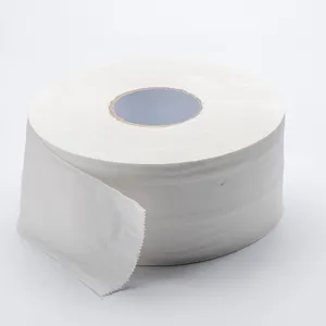 100% Virgin Pulp Jumbo Toilet Tissue In Public Place 2 PLY Toilet Paper Embossing Jumbo Rolls