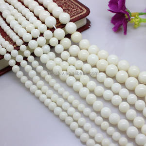 Piedra semipreciosa granos rojo coral perlas rosa coral de para la fabricación de la joyería - Product Image 5