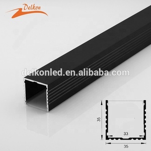 3535 Black <strong>Aluminum</strong> LED <strong>Profile</strong> <strong>for</strong> 31mm LED Strip Light 35mm Deep <strong>Aluminum</strong> Extrusion - Product Image 2