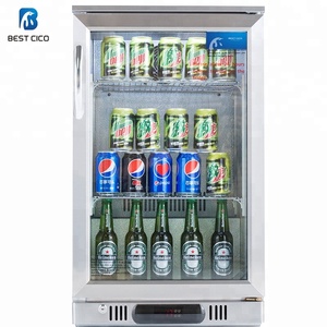 Cico alfresco Bia Mát Thanh Tủ Lạnh Đồ Uống Tủ Lạnh Cửa Duy Nhất Bia Hiển Thị <span class=keywords><strong>Showcase</strong></span> SC-108FS Thép Không Gỉ - Product Image 2
