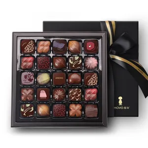 Boîtes cadeaux vides personnalisées pour chocolat, haute qualité, vente en gros, 20 pièces