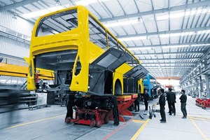 รถไฟหนักย้ายรถเข็นสายการประกอบรถเข็นโอนรถไฟในสายการผลิตรถบัส - Product Image 2