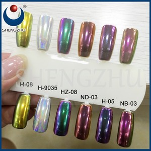 Shengzhu al por mayor <span class=keywords><strong>espejo</strong></span> <span class=keywords><strong>efecto</strong></span> polvo de pigmento, <span class=keywords><strong>efecto</strong></span> camaleón pigmento para <span class=keywords><strong>esmalte</strong></span> de uñas - Product Image 2