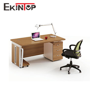Classico moderno in legno mobili da ufficio grande L forma di lavoro Executive scrivania da ufficio - Product Image 4
