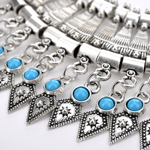 >>>New Bohemian Fringe Tassel Collar Statement <strong>Necklace</strong> Vintage Boho Gypsy <strong>Silver</strong> Festival Turkish Ethnic <strong>Chunky</strong> <strong>Necklace</strong> - Product Image 5