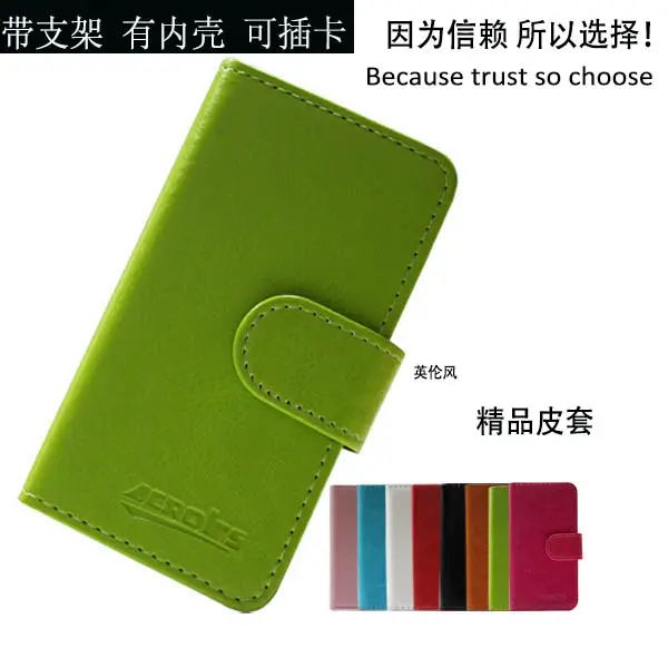 Funda de cuero con tapa para nokia Sha 210