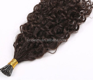 18 zoll 0,7 g natürliche farbe <span class=keywords><strong>i</strong></span> spitze menschliches haar verlängerung - Product Image 2
