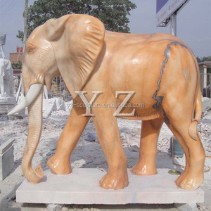 <span class=keywords><strong>Giardino</strong></span> Tramonto Rosso a Grandezza naturale Marmo Pietra Elephant Statue - Product Image 1