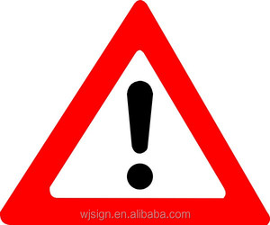 Señal de tráfico reflectante de tráfico de advertencia personalizada de aluminio metálico barato para seguridad - Product Image 2