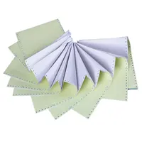 Rouleau de papier secret NCR, garanti, sans carbonée, prix de 2 parties, papier coloré