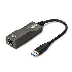 高速USB 3.0到RJ45千兆以太网局域网 (10/100/1000) Mbps网络USB到RJ45适配器