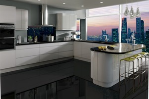 2022 Hangzhou <span class=keywords><strong>Vermont</strong></span> yeni Model hazır mutfak dolapları tasarımları proje mutfak - Product Image 4