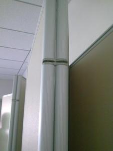 Pieghevole divisorio mobile per ufficio divisorio in alluminio per raddrizzare la partizione dello schermo <span class=keywords><strong>interno</strong></span> su ruote - Product Image 5