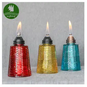 Sell Tiki Torch Glass Oil Lamps For Garden Decoration