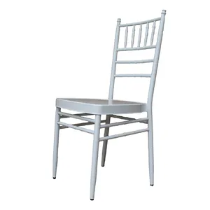 Wedding Metal Chair Wholesale Metal Stackable Event Tiffany Chiavari Wedding Chair With Cushion