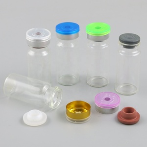 10ml Clear Injection Glass Vials Bottle + 20MMCap Stopper Liquid Medicine Crimp Sealing Sample Containers