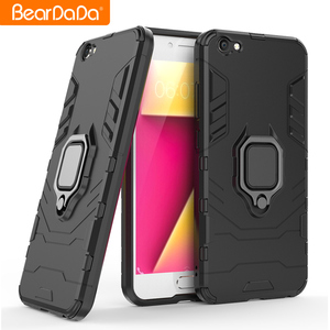 TPU PC teléfono móvil del anillo de dedo caso contraportada para huawei <span class=keywords><strong>honor</strong></span> <span class=keywords><strong>6x</strong></span> - Product Image 1