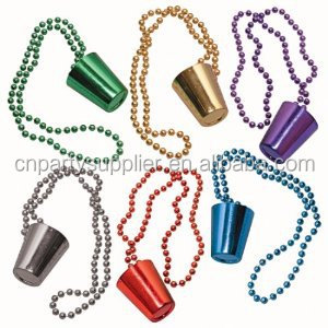 Collana <span class=keywords><strong>di</strong></span> Perline <span class=keywords><strong>di</strong></span> Vetro Verde <span class=keywords><strong>per</strong></span> Feste, Accessori <span class=keywords><strong>per</strong></span> Mardi Gras, Collana con Bicchierini <span class=keywords><strong>di</strong></span> Plastica - Product Image 4