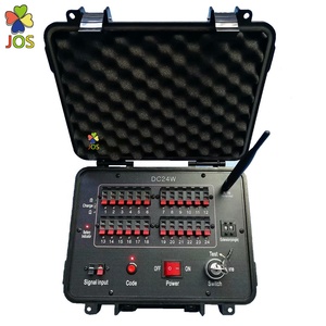 Batería de recarga de 24 canales con control remoto inalámbrico, sistema de fuegos artificiales con fuego rápido y fuego - Product Image 4